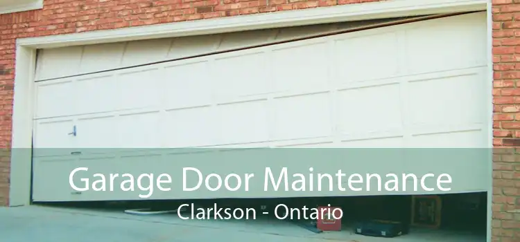 Garage Door Maintenance Clarkson - Ontario