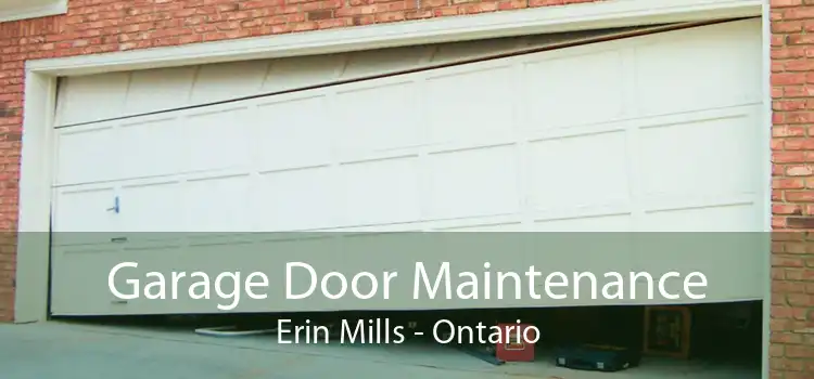 Garage Door Maintenance Erin Mills - Ontario