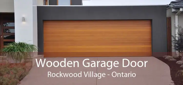 Wooden Garage Door Rockwood Village - Ontario